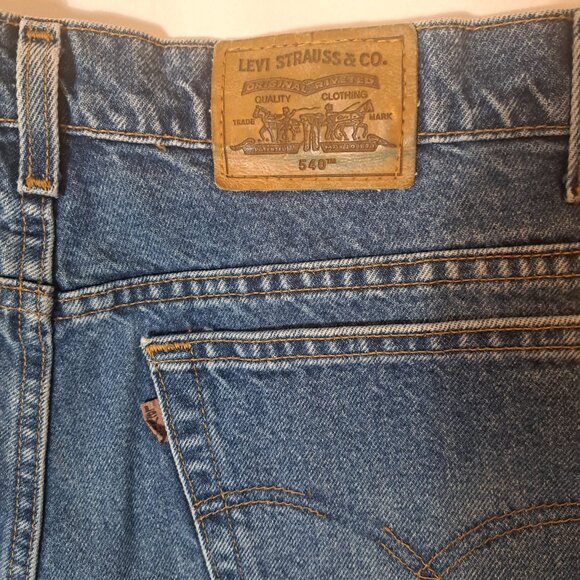Levis‎ 540 Jeans Mens Size 42x30 Relaxed Fit 90s Cotton denim VINTAGE - Picture 5 of 10